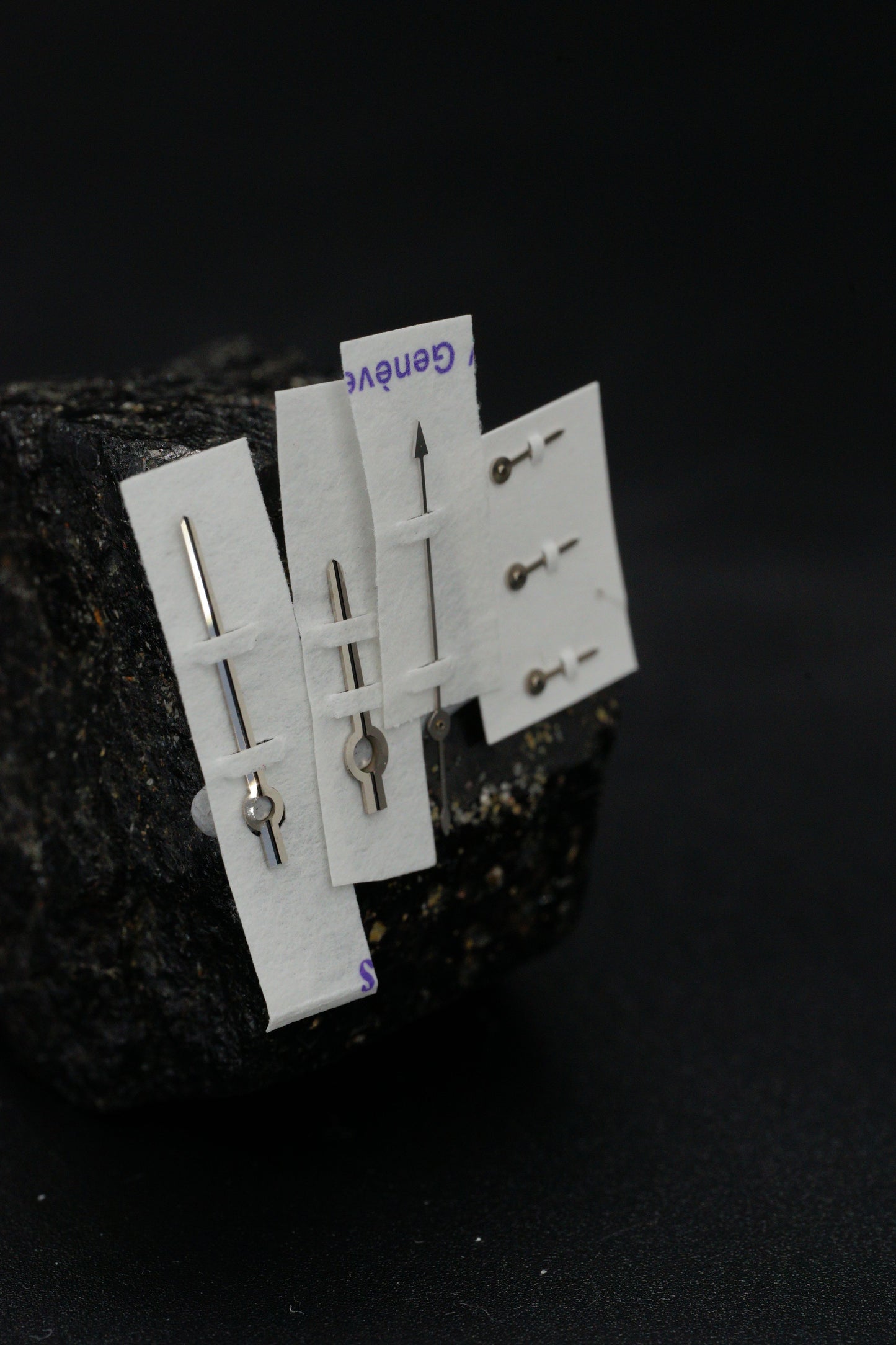 Rolex NOS "No Lume thin Hands" Handset for Daytona Zenith 16520 | 16519 Thin Version