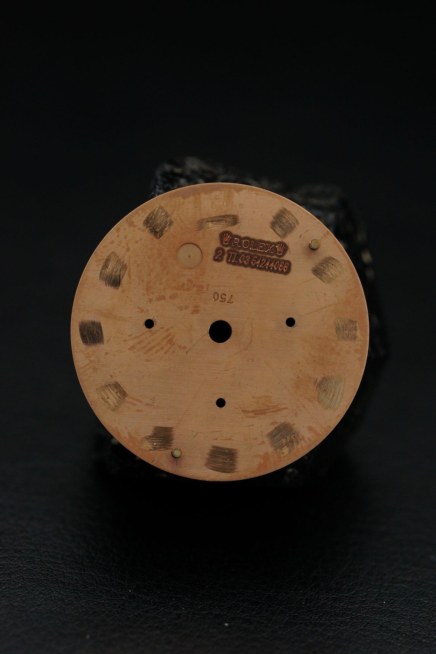 Rolex Zifferblatt schwarz für Cosmograh Daytona Rosegold 116505 | 116515 Chromalight