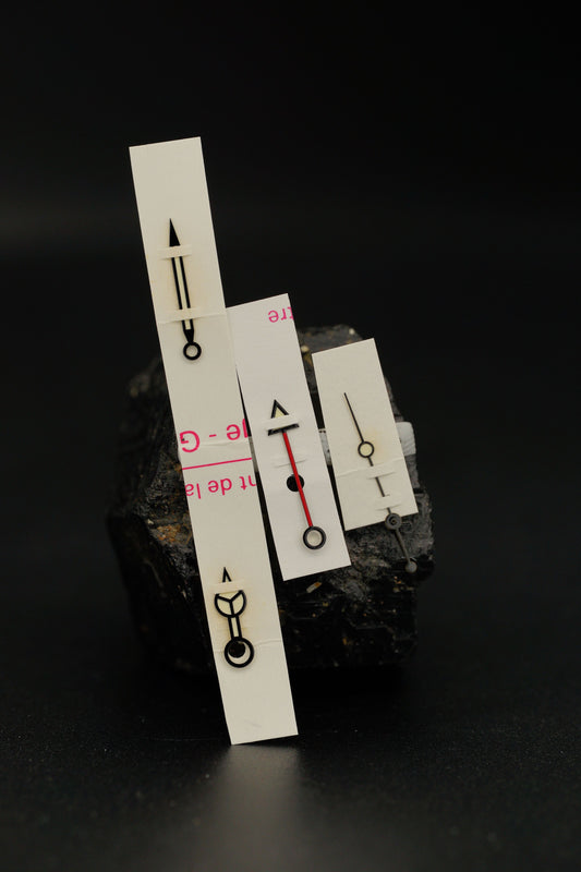 Rolex NOS Zeigersatz Schwarz für Explorer II 16570 schwarz Tritium