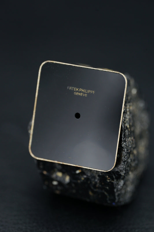 Patek Philippe ONYX Dial for Gondolo incl. NOS Handset (28,7x27,1 mm)