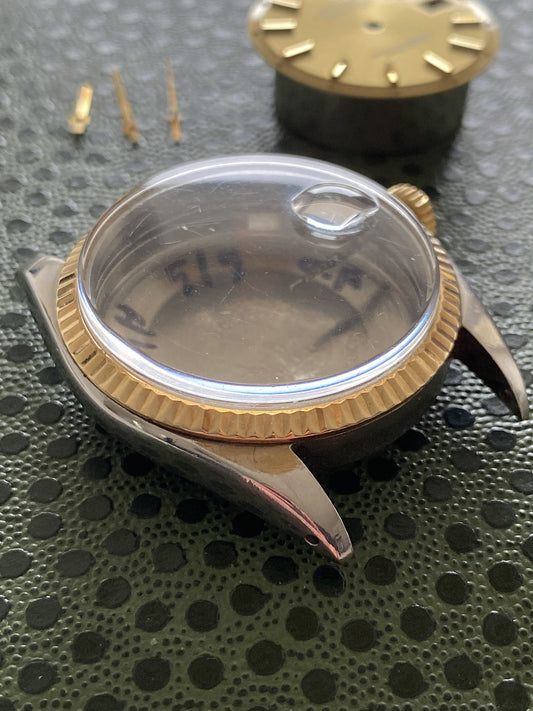 Rolex complete case | tritium dial & handset | tube for Datejust 36 mm 1601/3