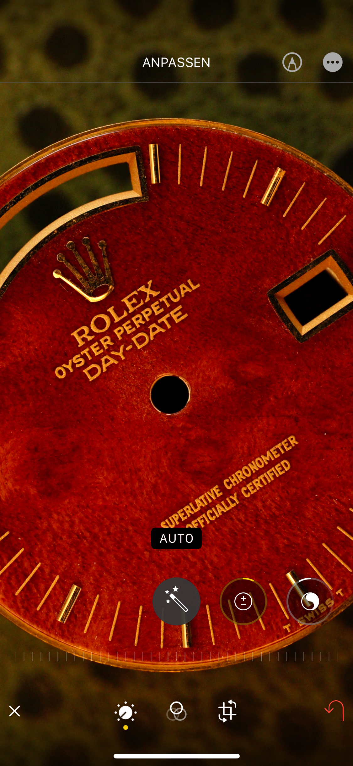 Rolex "wood dial" Holz Zifferblatt für OP Day-Date 36 mm 18038 | 18238