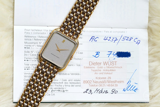 Audemars Piguet Armbanduhr 18 Kt Gold Ref. Ac 4237 / 528 Ca Im Fullset Armbanduhren & Taschenuhren