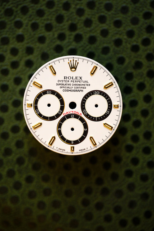 Rolex Zifferblatt "inverted 6" für Zenith Cosmograph Daytona 16528 / 16523 / 16518 Tritium