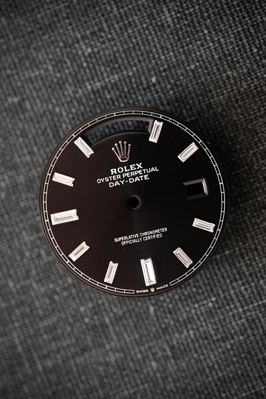Rolex Baguette Diamant Zifferblatt für Day-Date 40 mm 228239 | 228206 | 228349 und andere