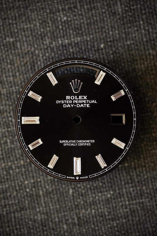 Rolex Baguette Diamant Zifferblatt für Day-Date 40 mm 228239 | 228206 | 228349 und andere
