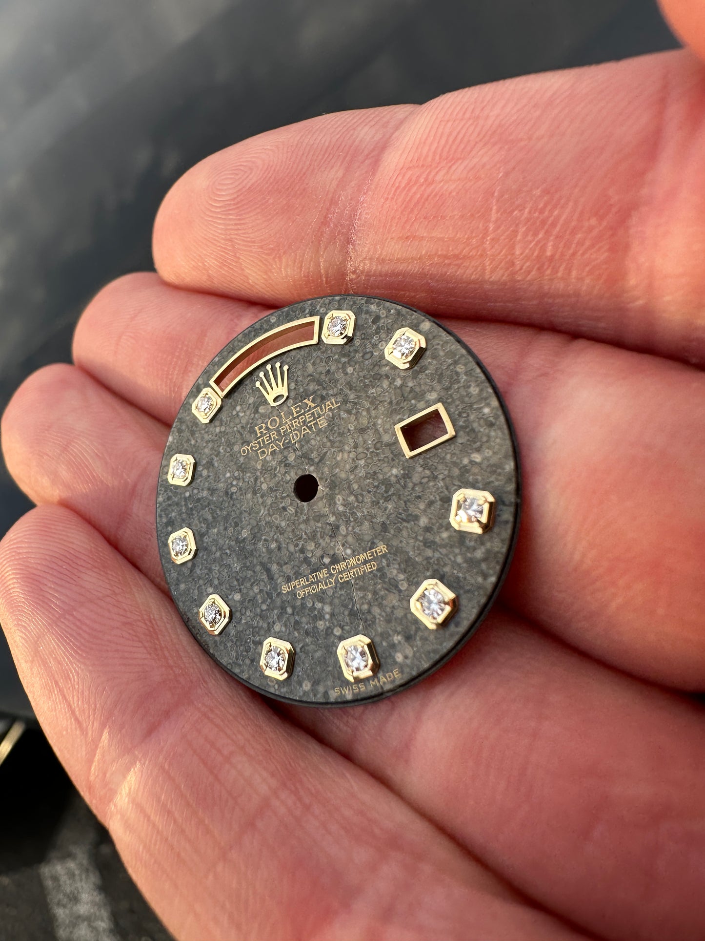 Rolex Fossil Diamond Set Dial for Day-Date 36mm 18038 | 18238 | 18338 | 118238