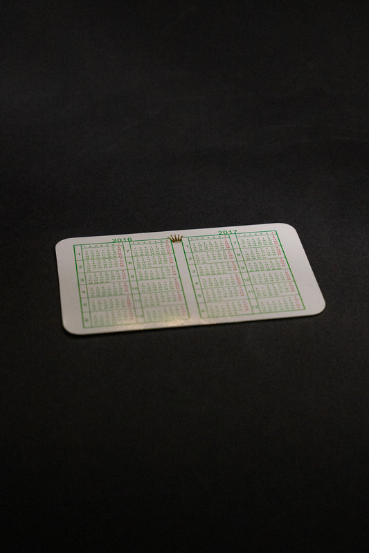 Rolex Calendar 2016-2017