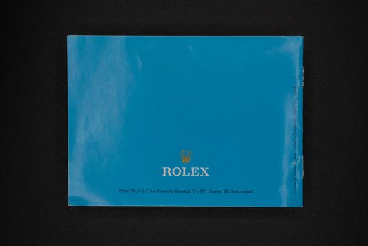 Rolex Yacht-Master Booklet / Heft 6/2008