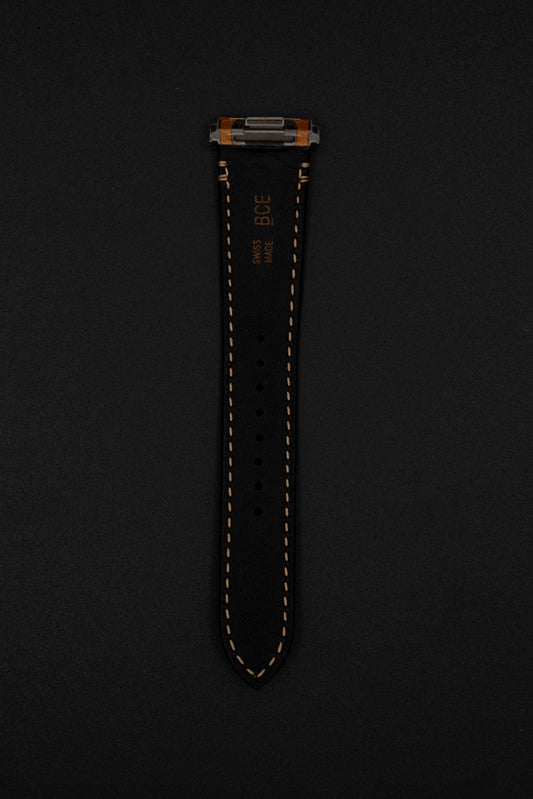 Cartier Leather Strap brown NOS code BCE for medium Cartier Santos