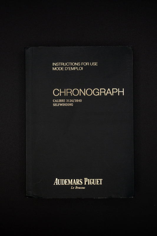 Audemars Piguet Chronograph Instruction Manual for Caliber 2385 02/2016