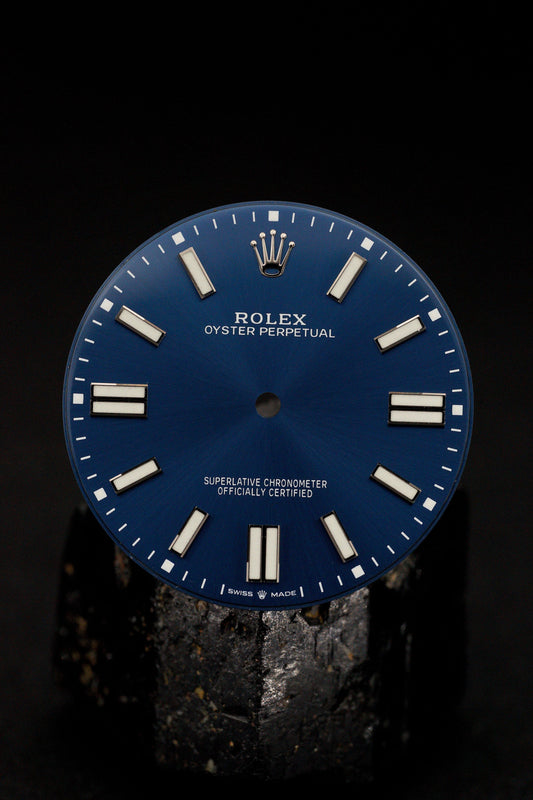 Rolex "Navy Blue" Dial Blue for Oyster Perpetual 41 mm 126300 Chromalight
