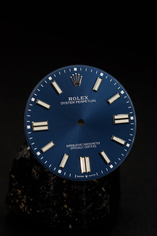 Rolex "Navy Blue" Dial Blue for Oyster Perpetual 41 mm 126300 Chromalight