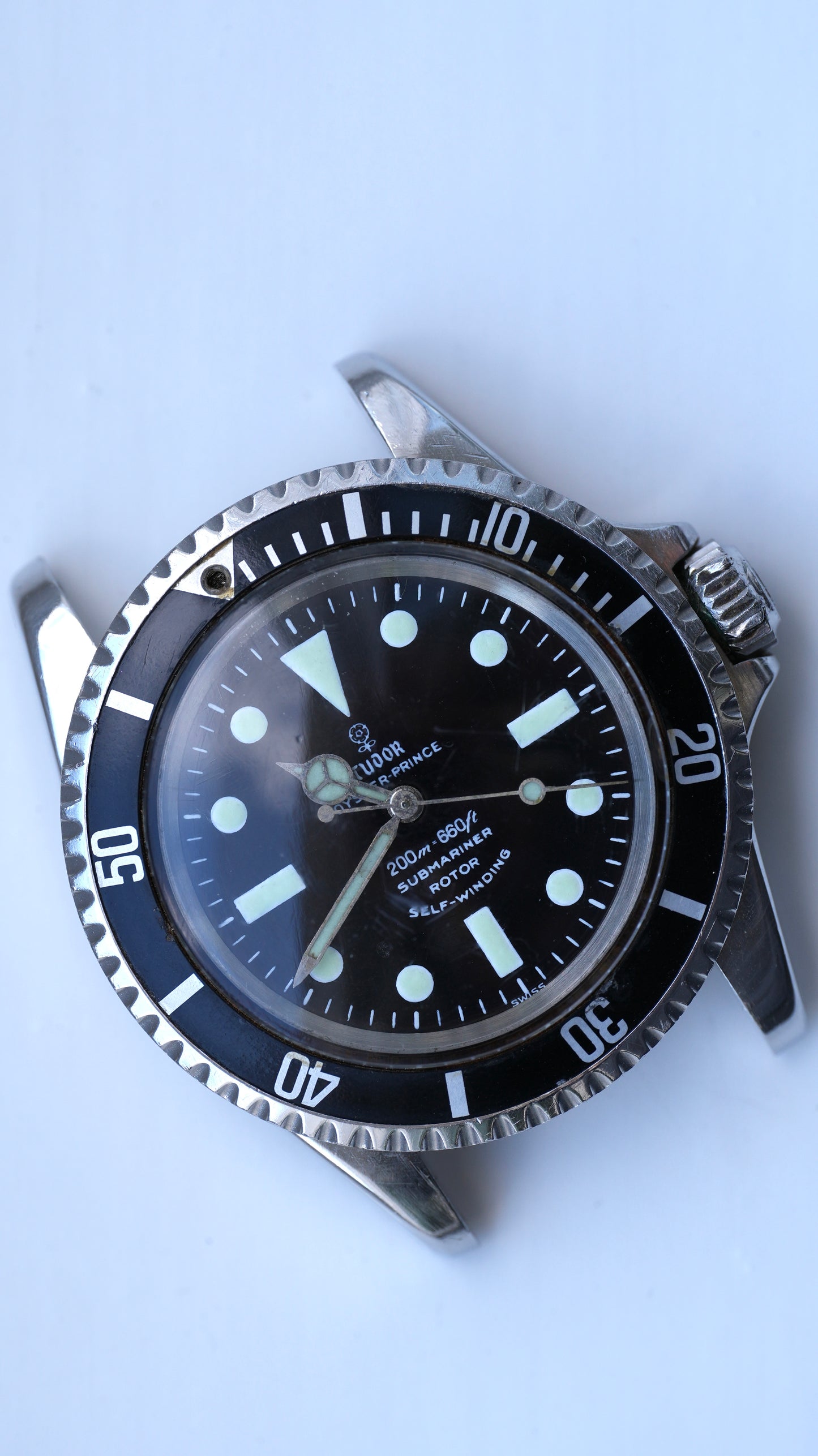 Rolex Tudor Submariner 7928 | ser: 568xxx 1966 | "Long Five" - Head only