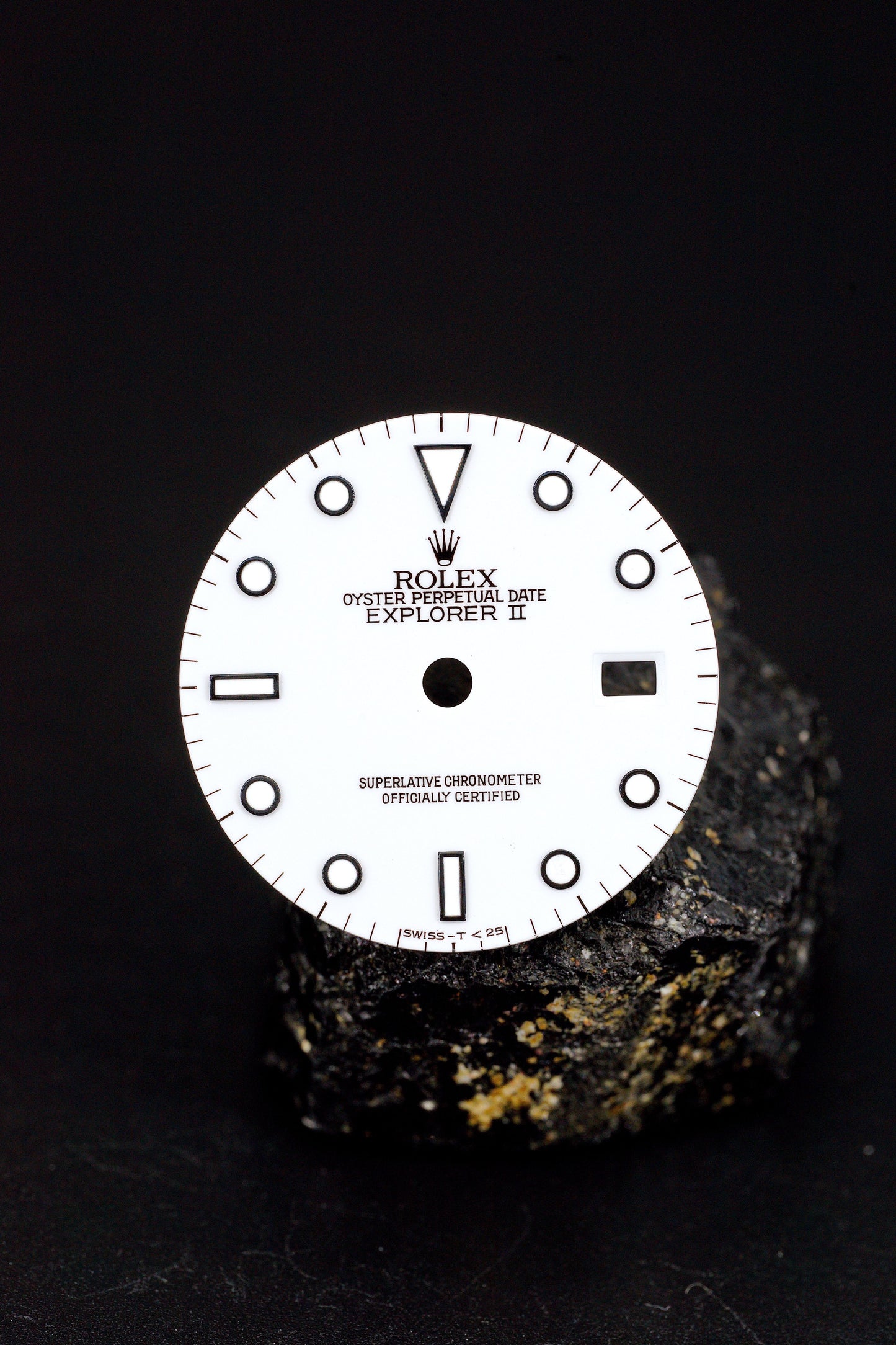 Rolex Zifferblatt für Explorer II 16570 | 16550 Polar Weiß Tritium