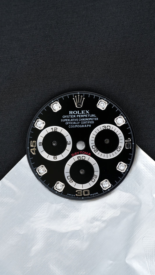 Rolex diamond dial black for Daytona 116520 | 116509 | 116519 | 116500