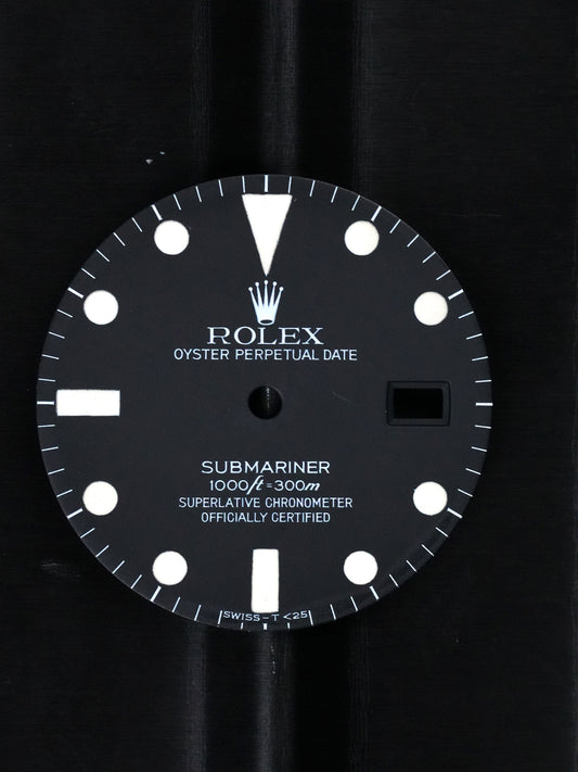 Zifferblatt matt für Submariner 16800 Tritium