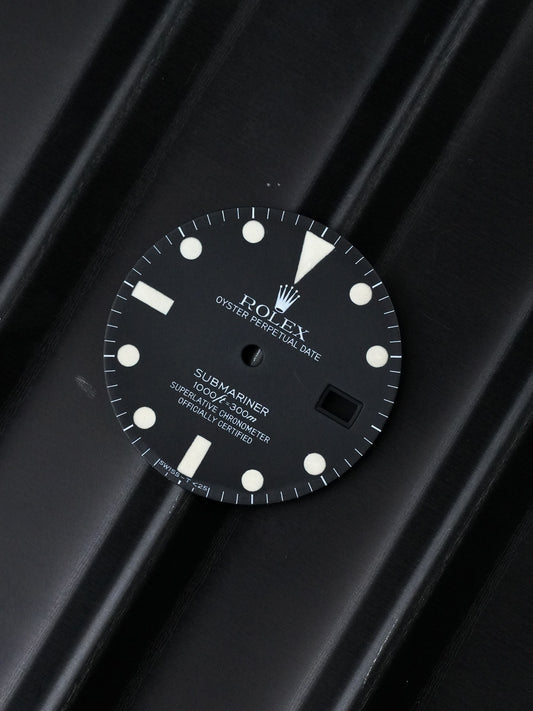 Zifferblatt matt für Submariner 16800 Tritium