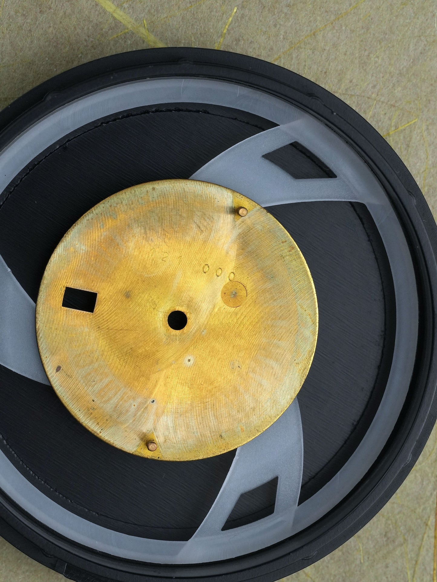 Rolex Dial black matte MKIV for Sea-Dweller 1665 Tritium