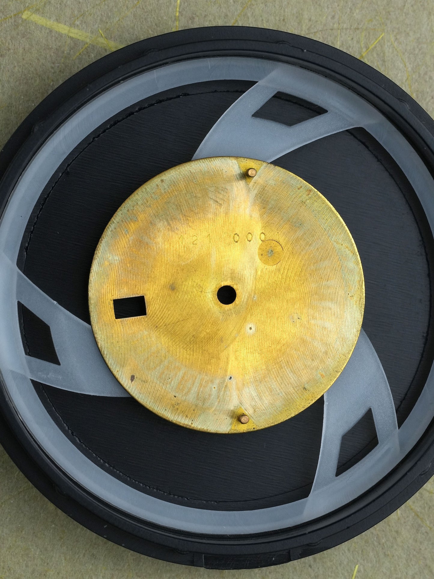 Rolex Dial black matte MKIV for Sea-Dweller 1665 Tritium