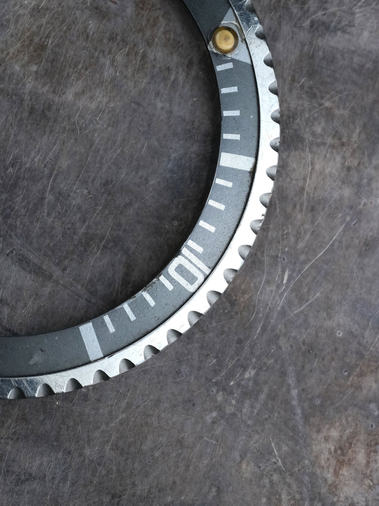 Rolex Bezel & MKIII Insert | Inlay faded Gun Metal Grey 1680 |  5512 | 5513 & Sea-Dweller 1665 Tritium