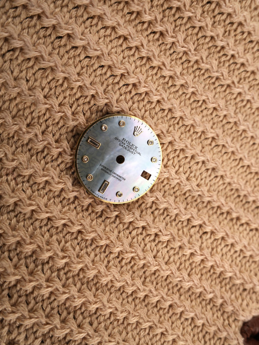 Rolex NOS mother-of-pearl dial with diamonds for Datejust 28mm | 26mm 69173 | 79173 | 79178 | 69178 | 179173 | 179178 Tritium