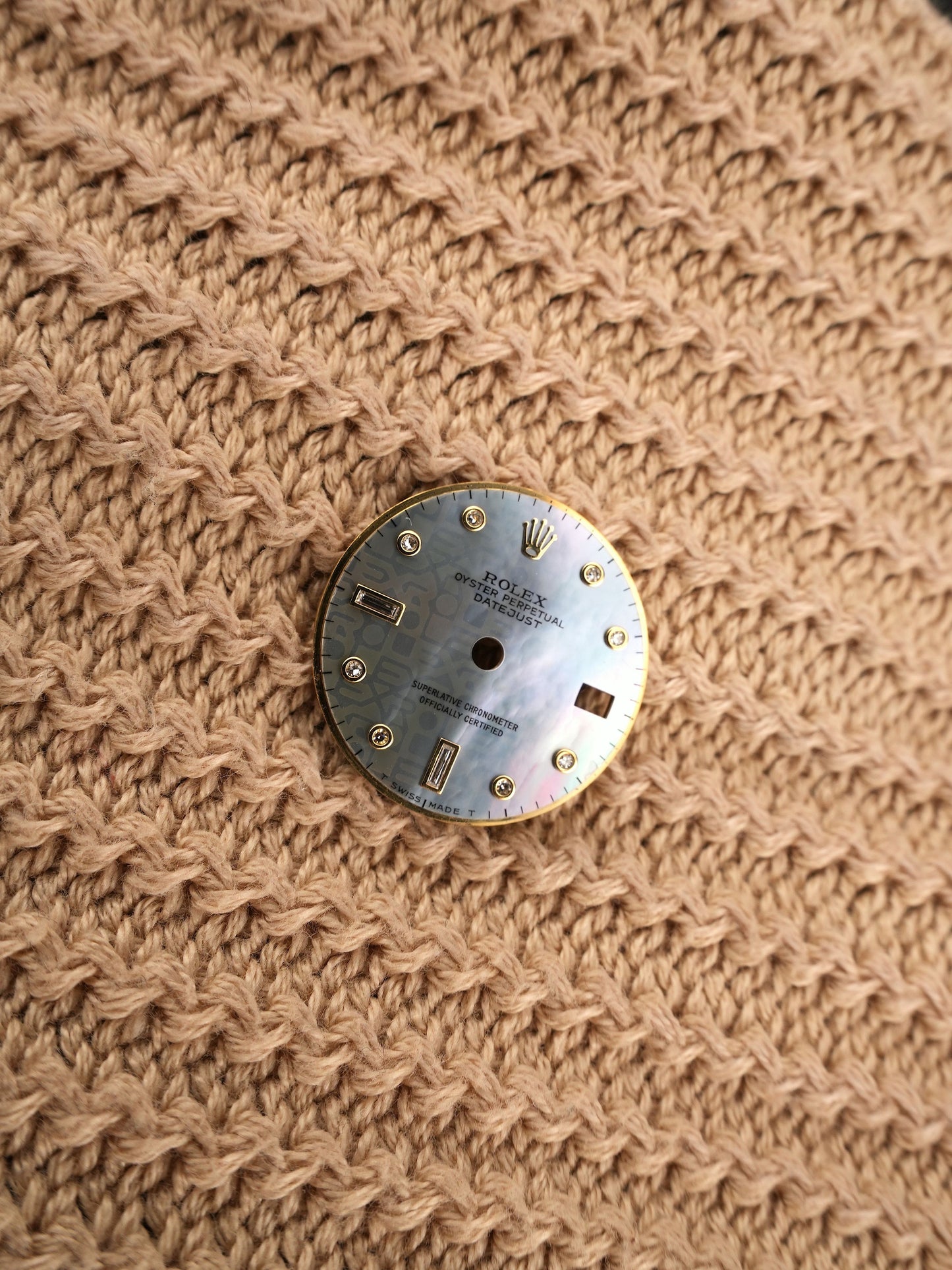 Rolex NOS Zifferblatt Perlmutt Diamant für Date-Just 28mm | 26mm 69173 | 79173 | 79178 | 69178 | 179173 | 179178 Tritium