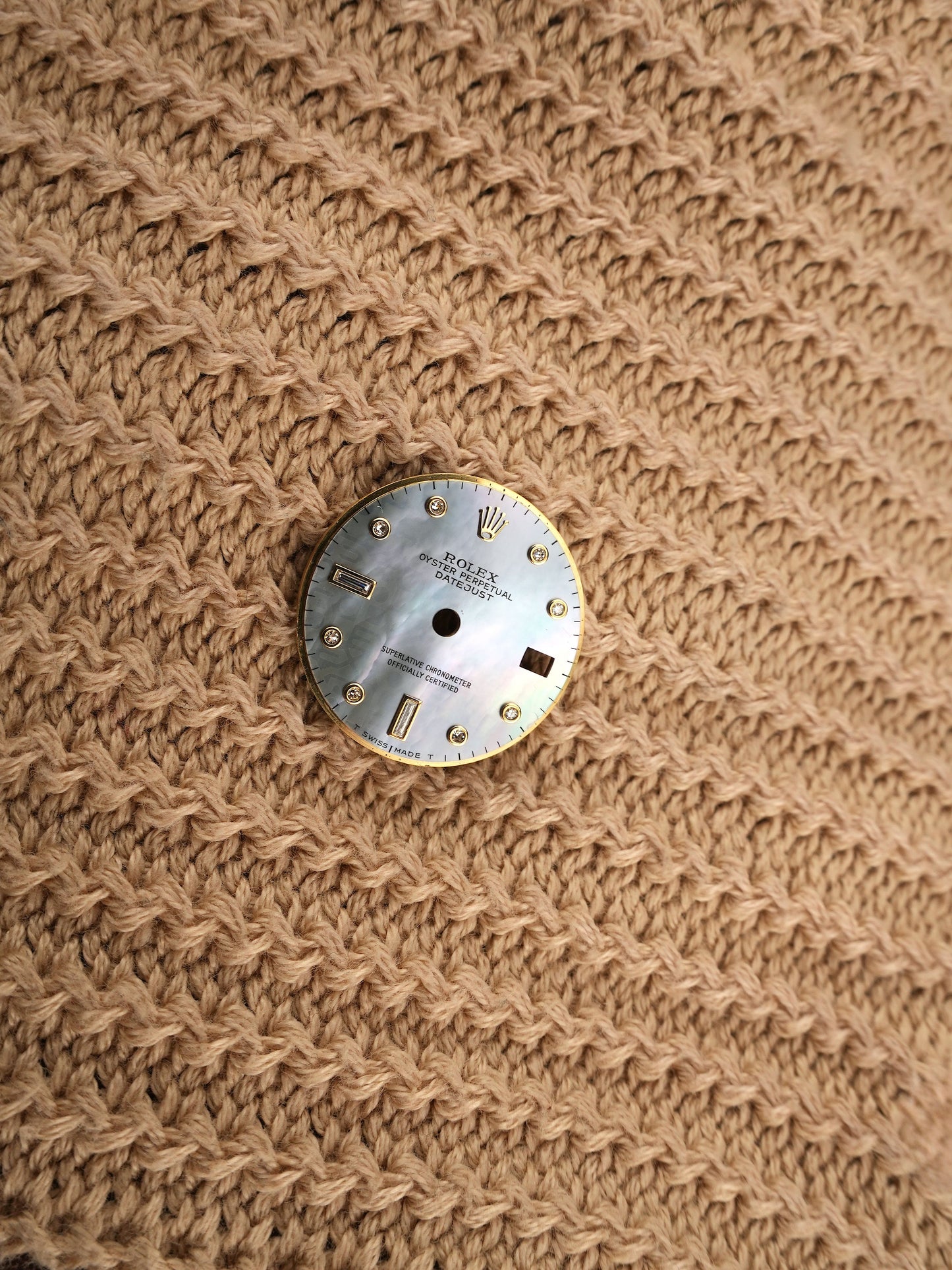 Rolex NOS Zifferblatt Perlmutt Diamant für Date-Just 28mm | 26mm 69173 | 79173 | 79178 | 69178 | 179173 | 179178 Tritium