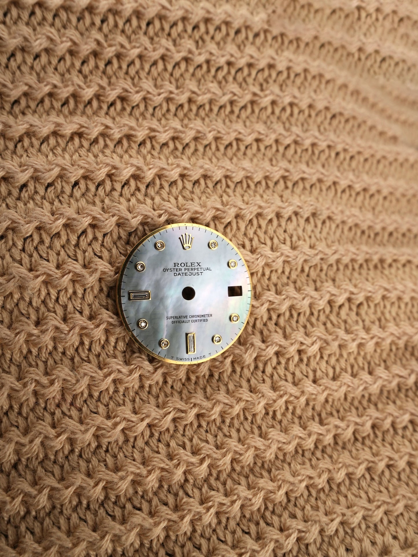 Rolex NOS Zifferblatt Perlmutt Diamant für Date-Just 28mm | 26mm 69173 | 79173 | 79178 | 69178 | 179173 | 179178 Tritium