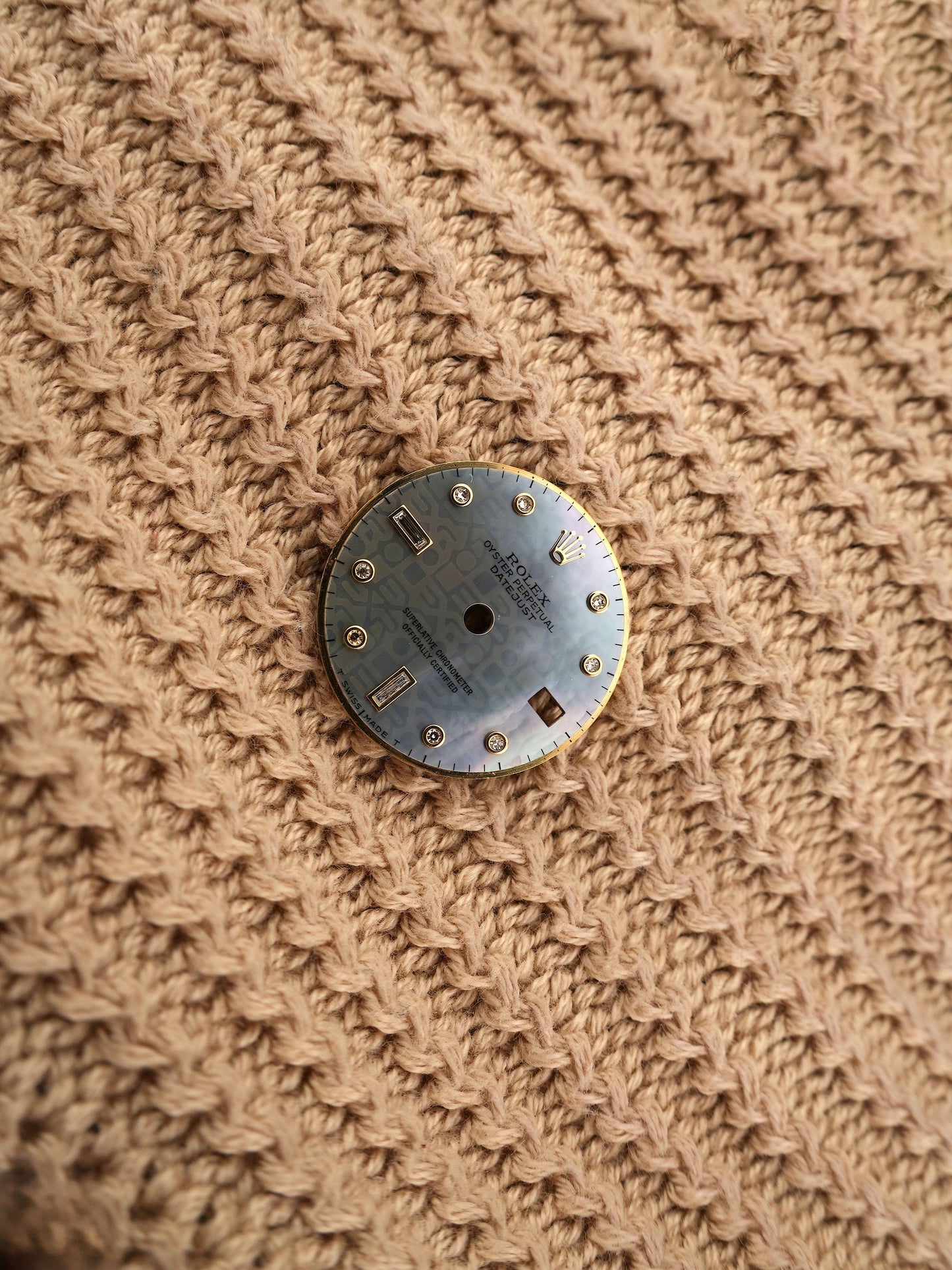 Rolex NOS Zifferblatt Perlmutt Diamant für Date-Just 28mm | 26mm 69173 | 79173 | 79178 | 69178 | 179173 | 179178 Tritium