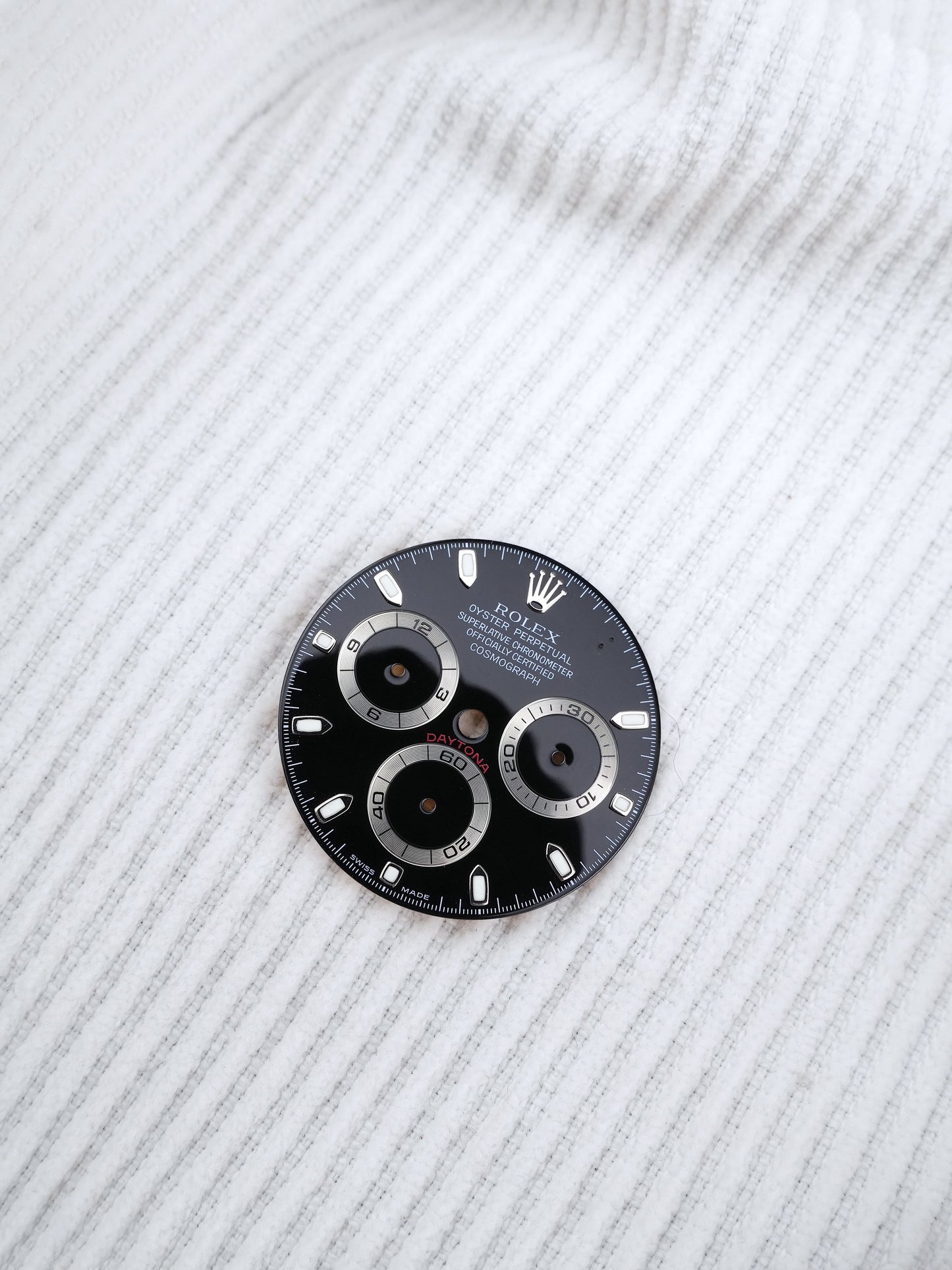 Rolex Dial Black for Cosmograph Daytona 116520 | 116509 | 116519 Luminova