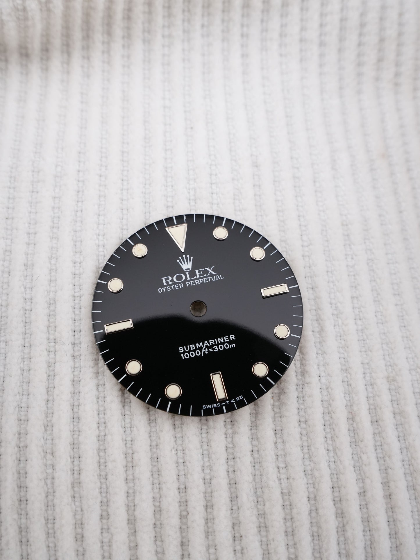 Rolex Zifferblatt schwarz für Submariner 14060 Tritium