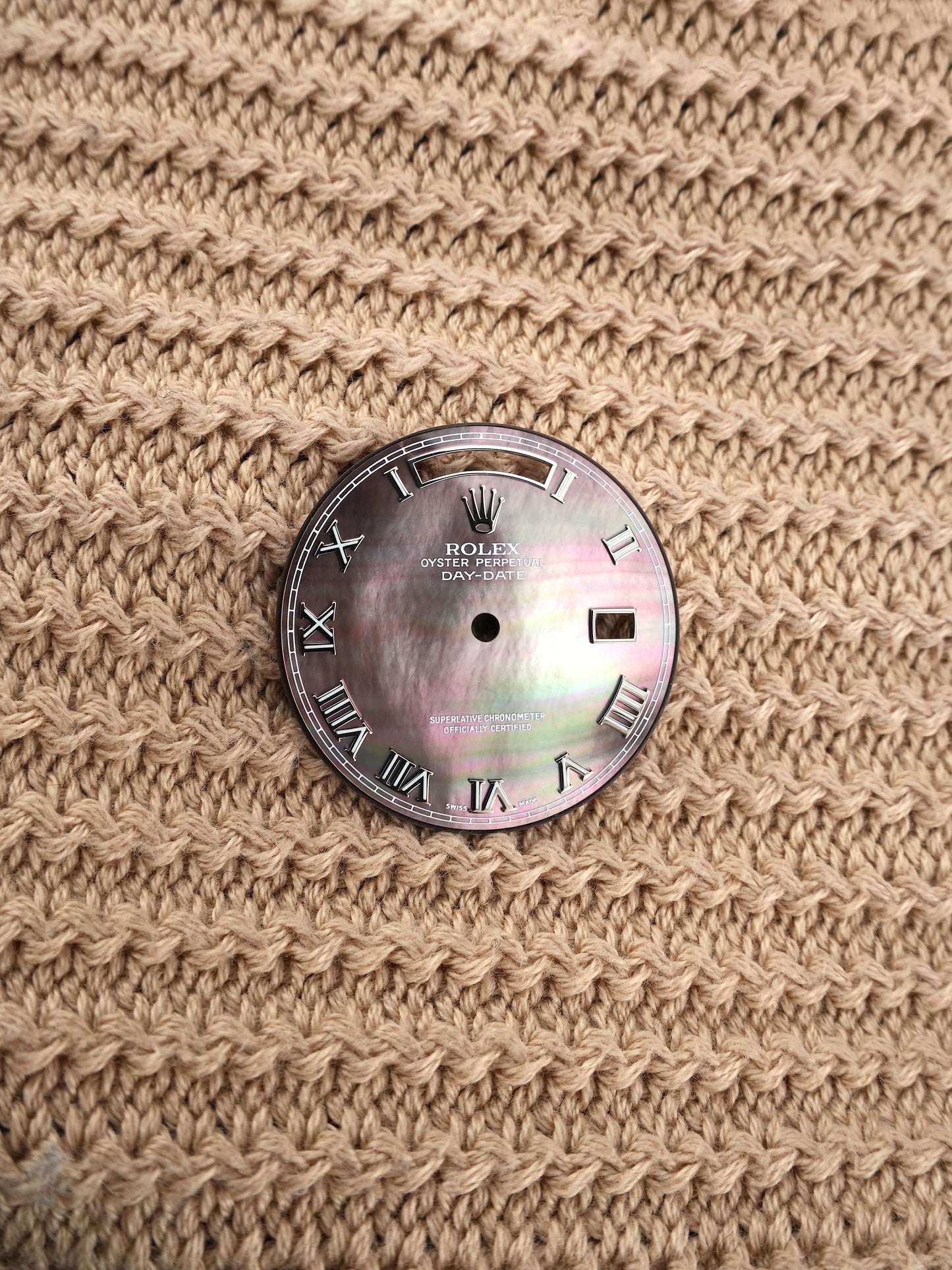 Rolex MOP Tahitian White Roman Zifferblatt für Day-Date 36mm 18039 | 18049