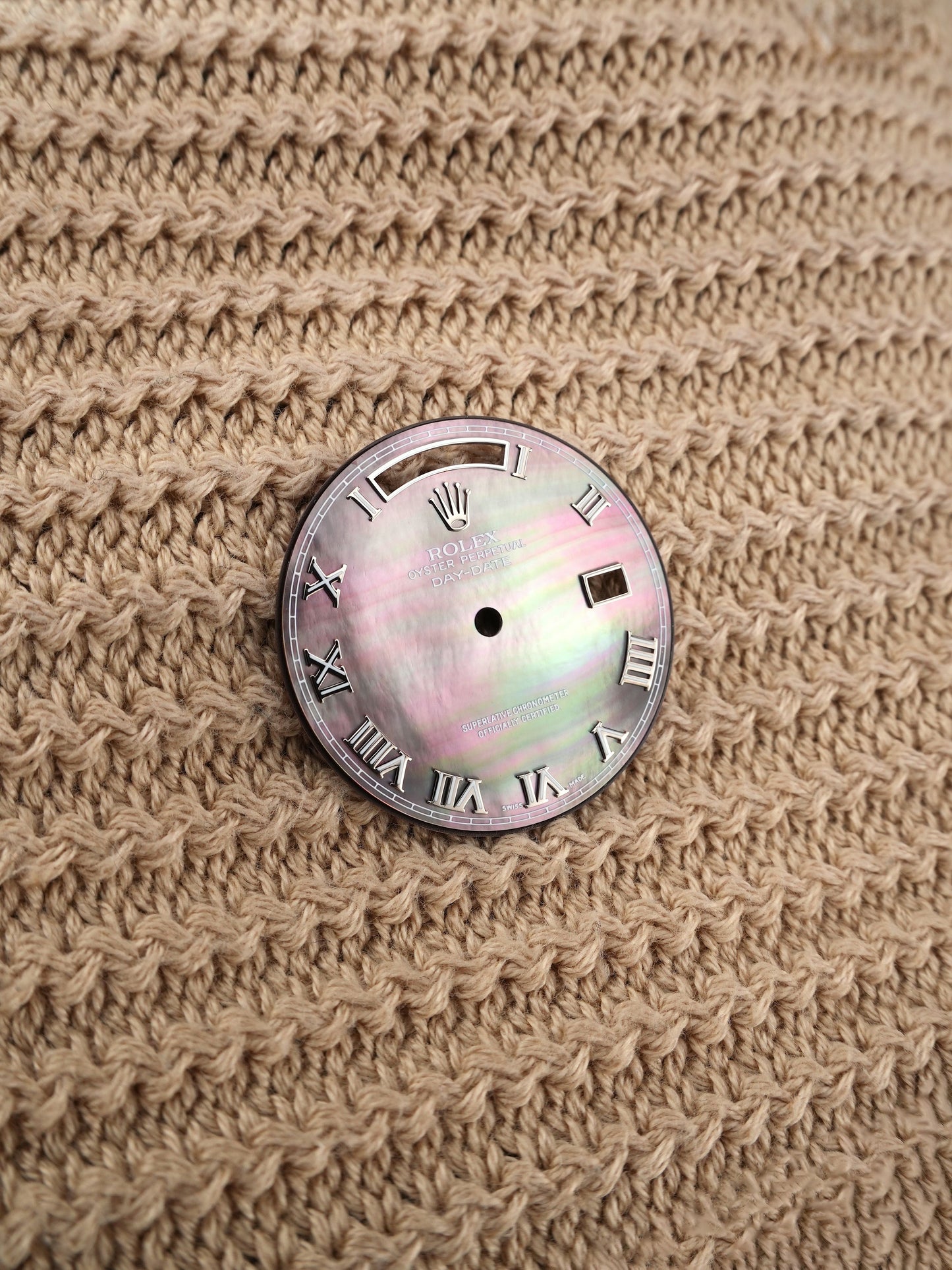 Rolex MOP Tahitian White Roman Zifferblatt für Day-Date 36mm 18039 | 18049