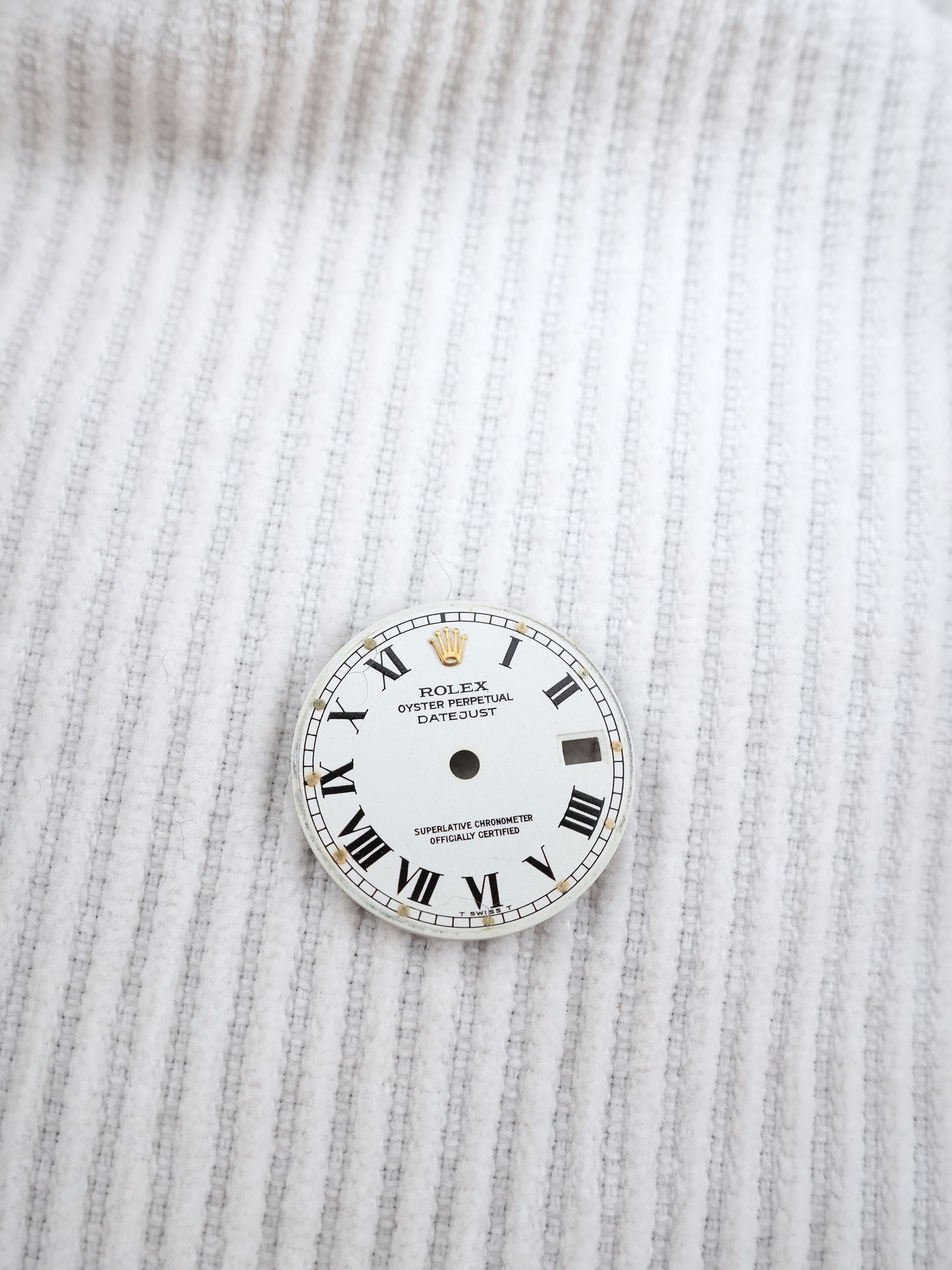 Rolex Zifferblatt weiß Buckley für OP Lady Datejust 28 mm 6917 | 69173 | 69178
