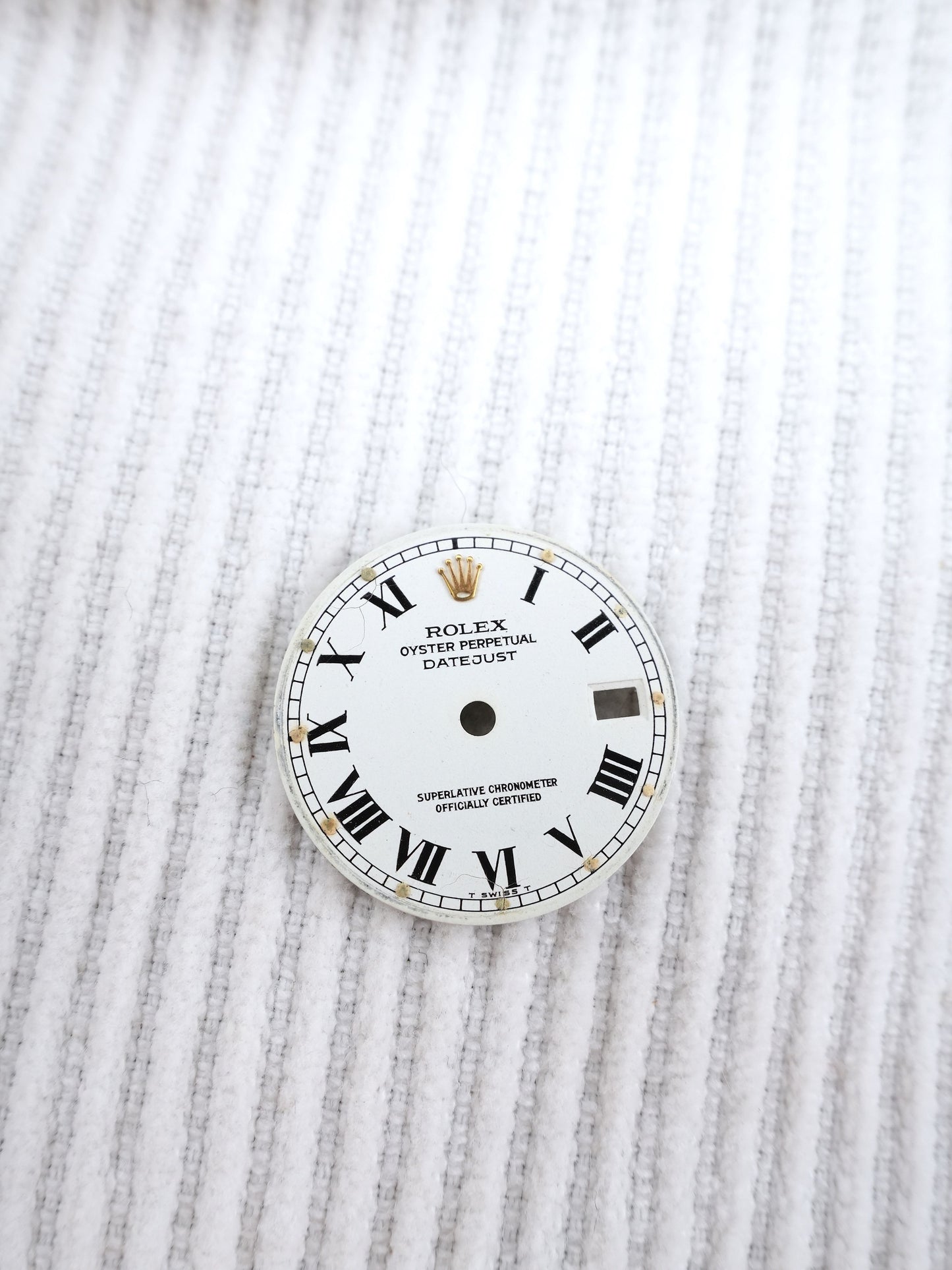 Rolex Zifferblatt weiß Buckley für OP Lady Datejust 28 mm 6917 | 69173 | 69178