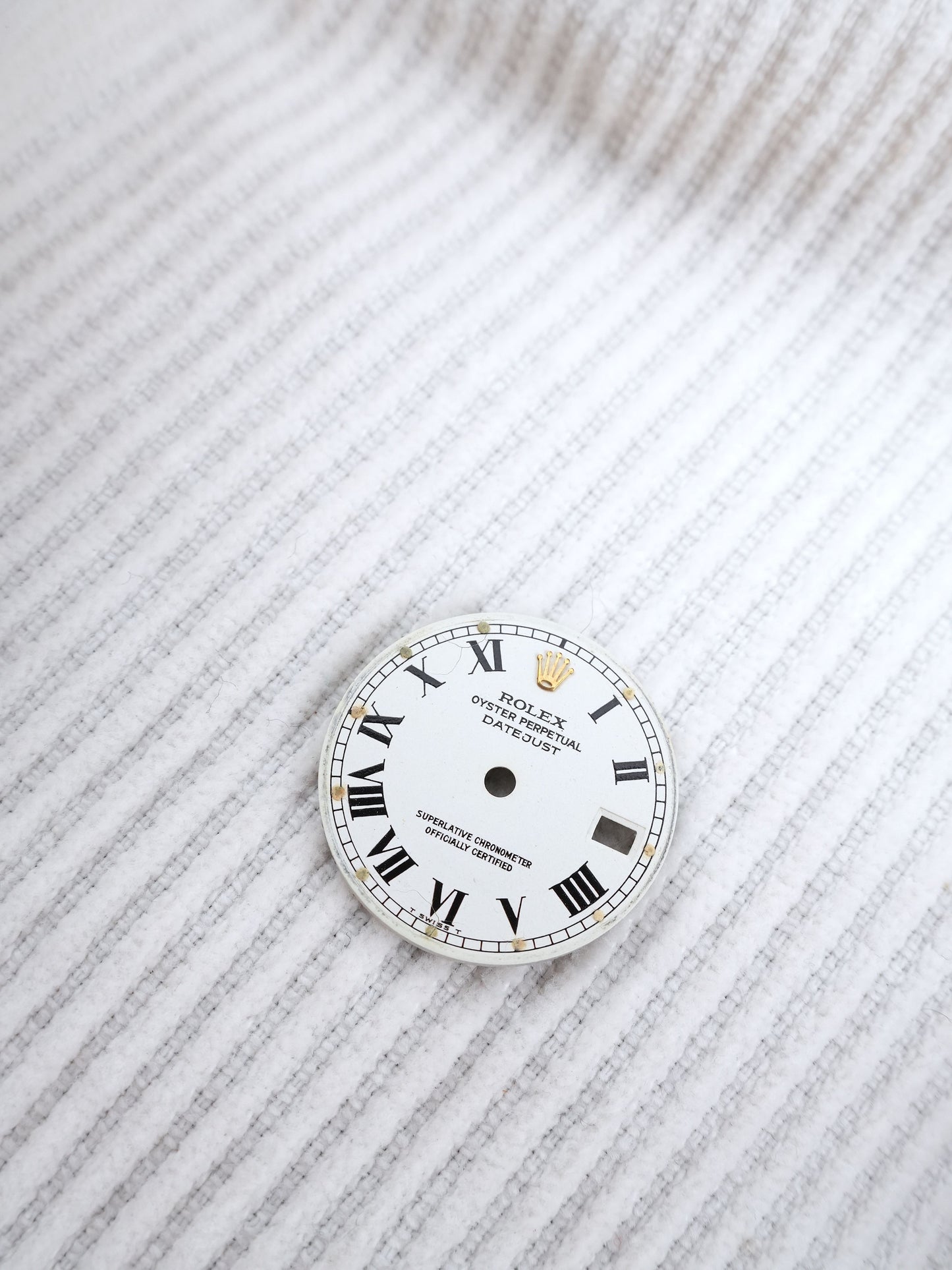 Rolex Zifferblatt weiß Buckley für OP Lady Datejust 28 mm 6917 | 69173 | 69178