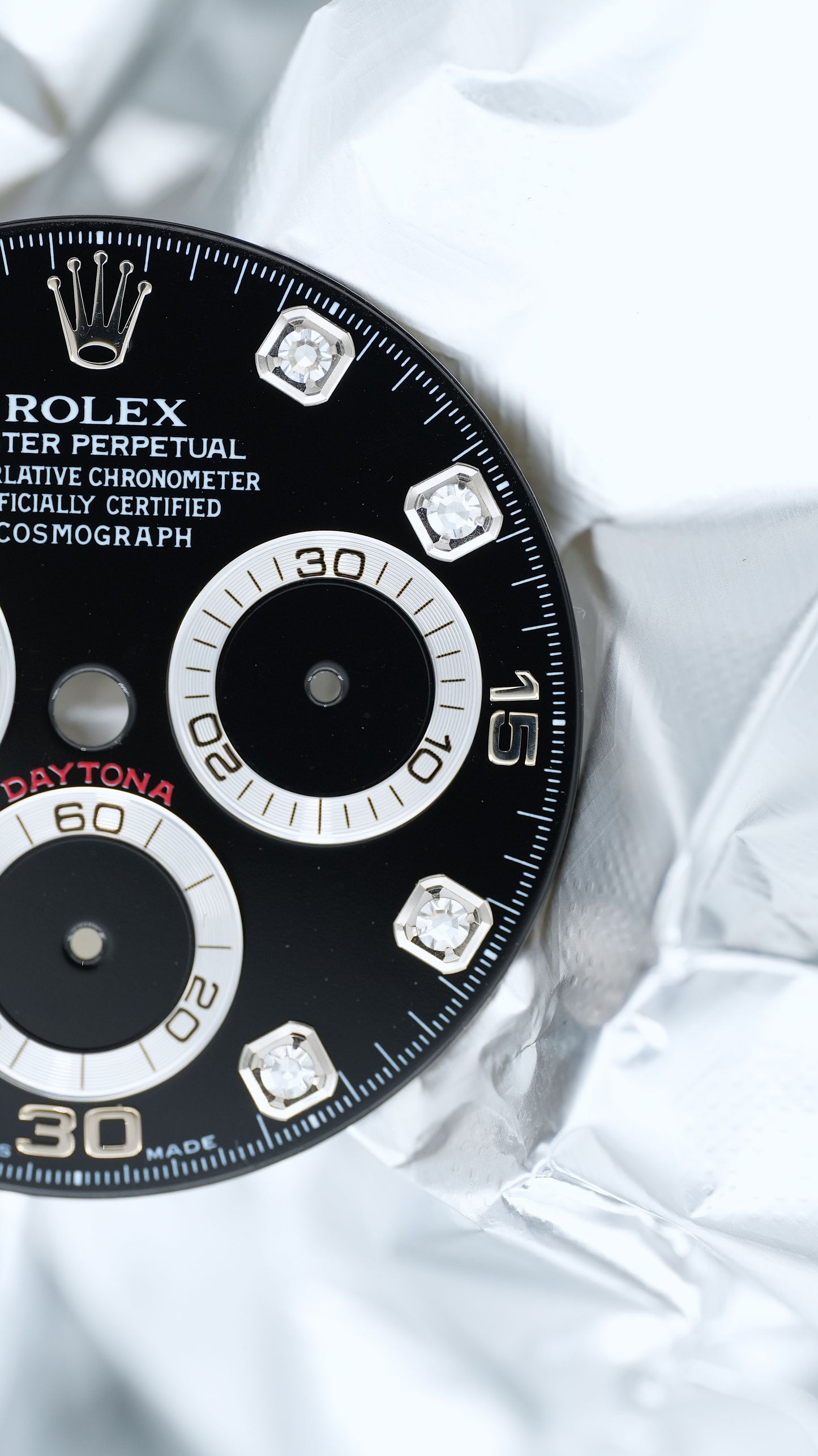 Rolex diamond dial black for Daytona 116520 | 116509 | 116519 | 116500