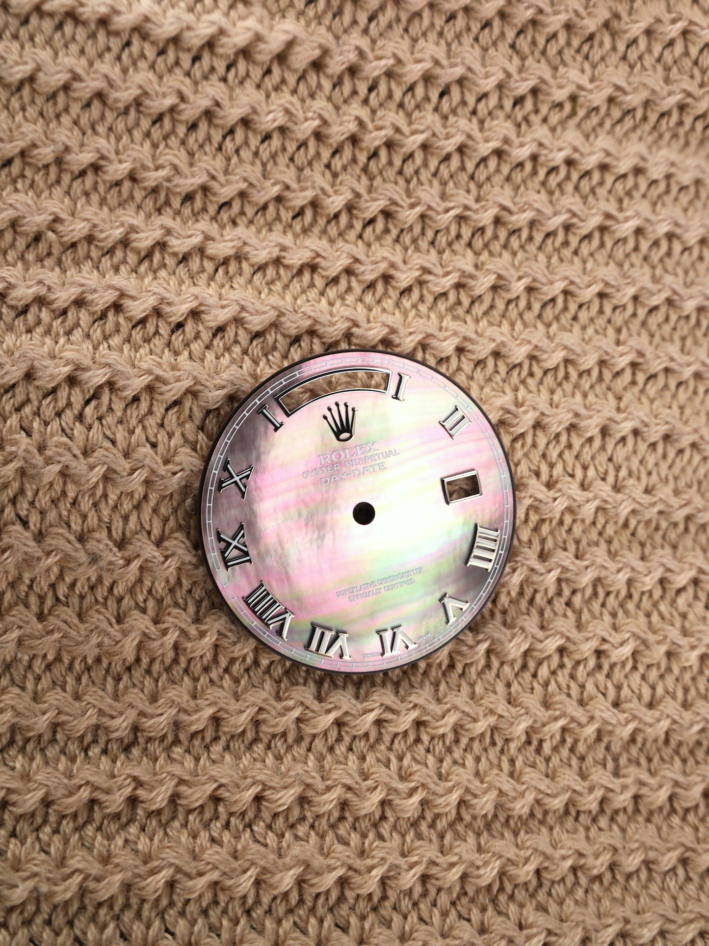 Rolex MOP Tahitian White Roman Zifferblatt für Day-Date 36mm 18039 | 18049