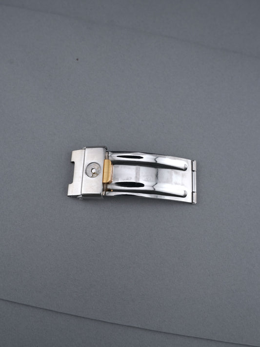 Patek Philippe ‘Big Logo’ folding clasp in steel and gold for the Nautilus 3700