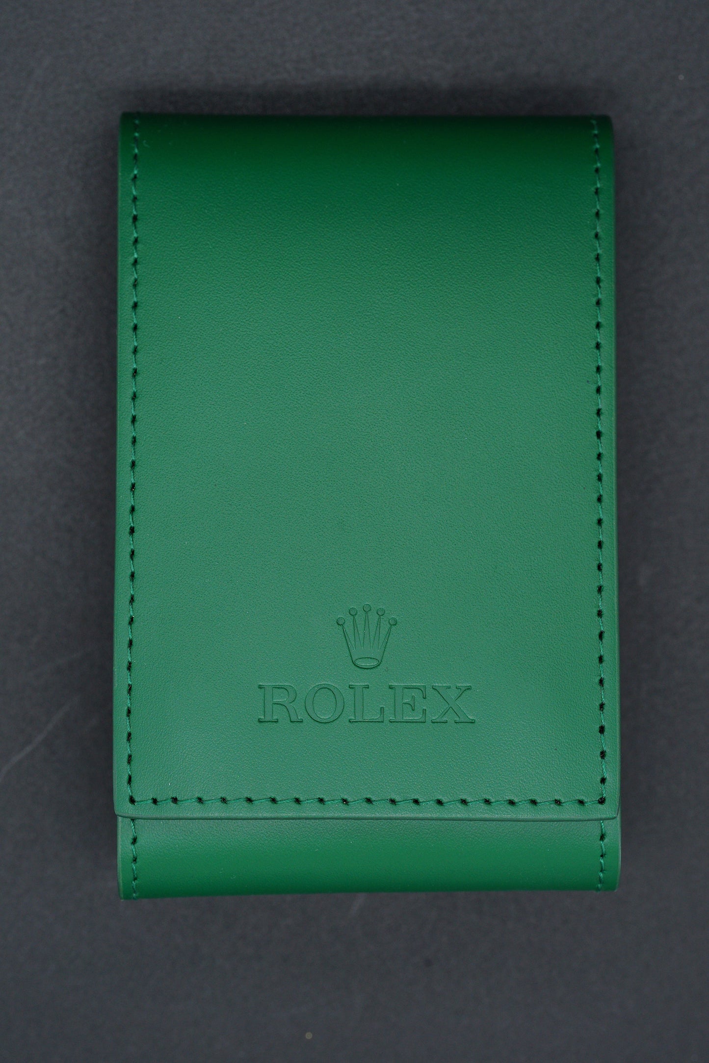 Rolex Aufbewahrungstasche | Puoch grün - Leder - Neue Version