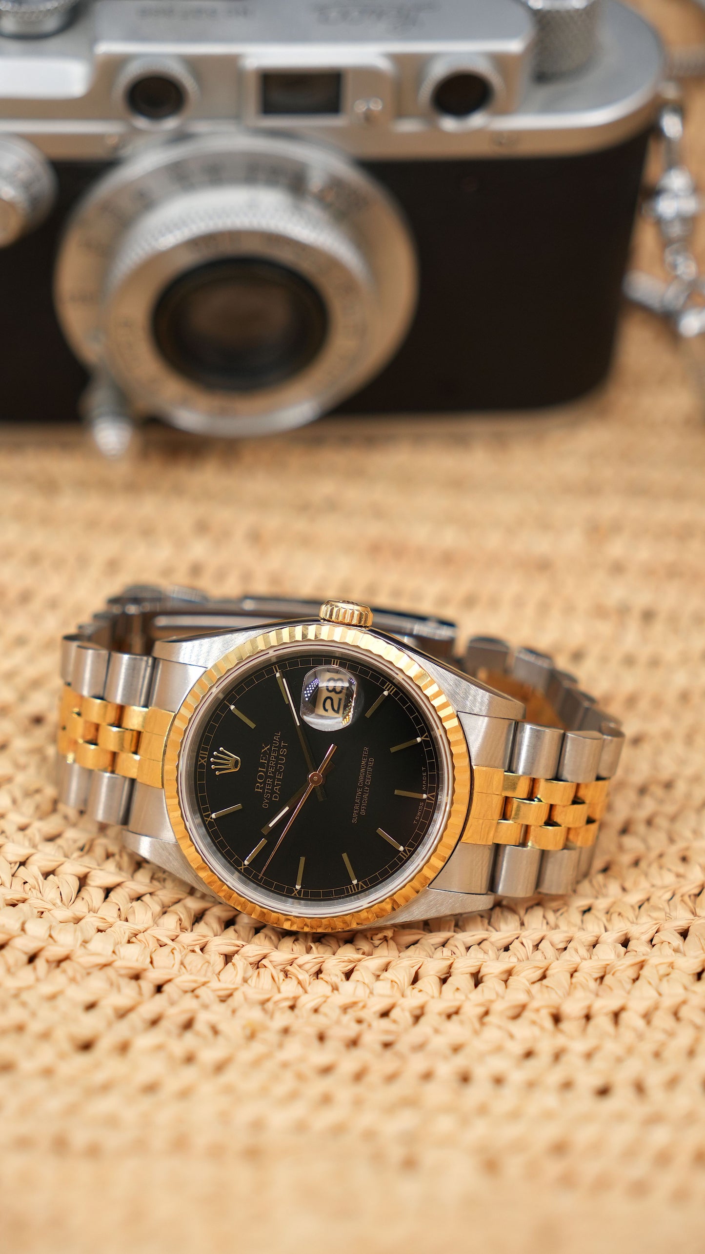 Rolex OP Datejust 36 mm 16233 Bi Color | Jubilee Steel/Gold 18 kt 62523 | Serial: E862XXX | 1990 | Tritium