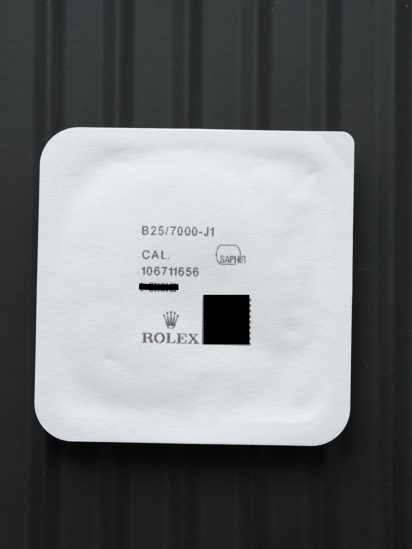 Rolex NOS Saphir Glas B25/7000-J1 für Daytona 116520 | 116500 | 126500 in Blister