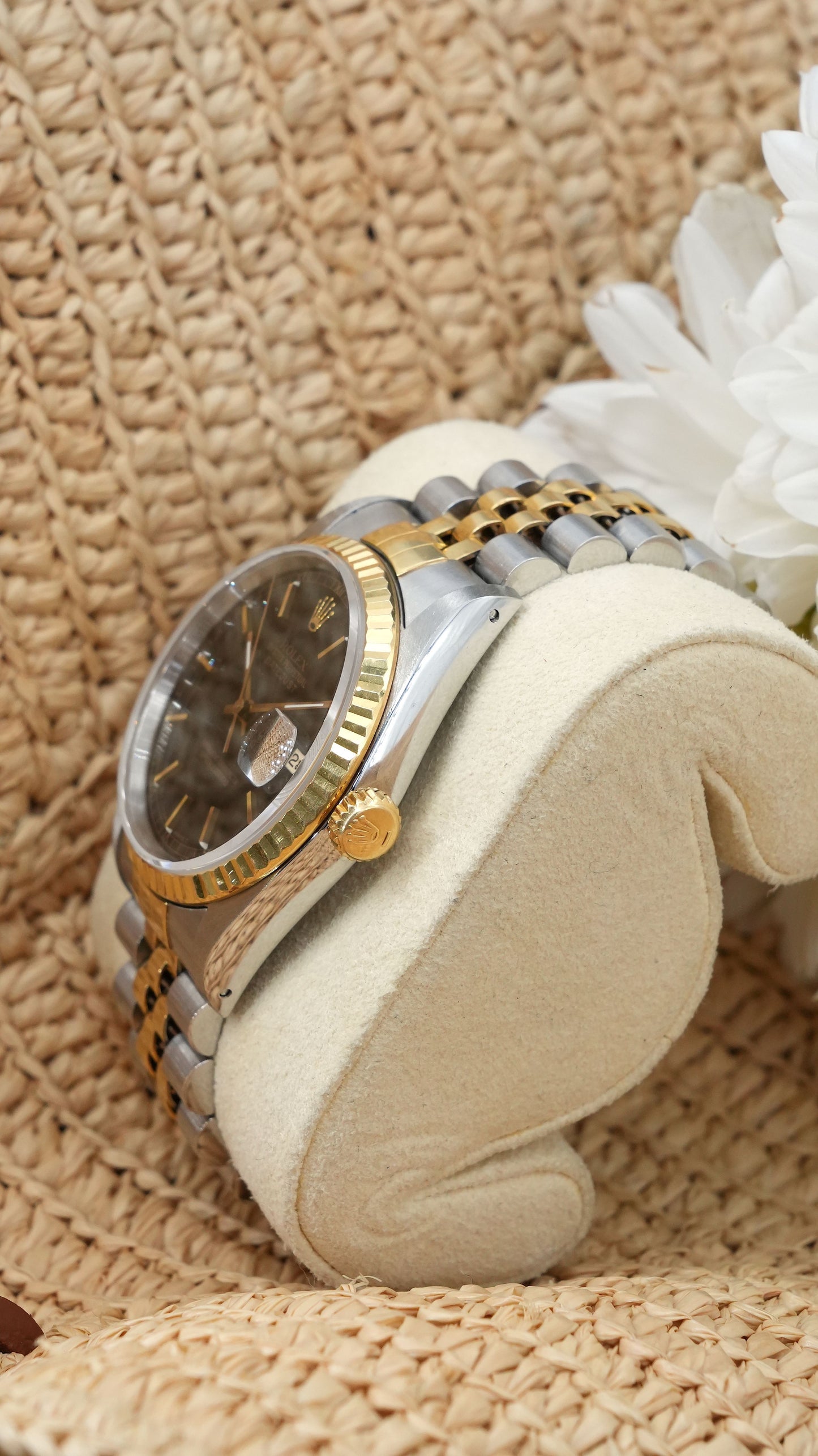 Rolex OP Datejust 36 mm 16233 Bi Color | Jubilee Steel/Gold 18 kt 62523 | Serial: E862XXX | 1990 | Tritium