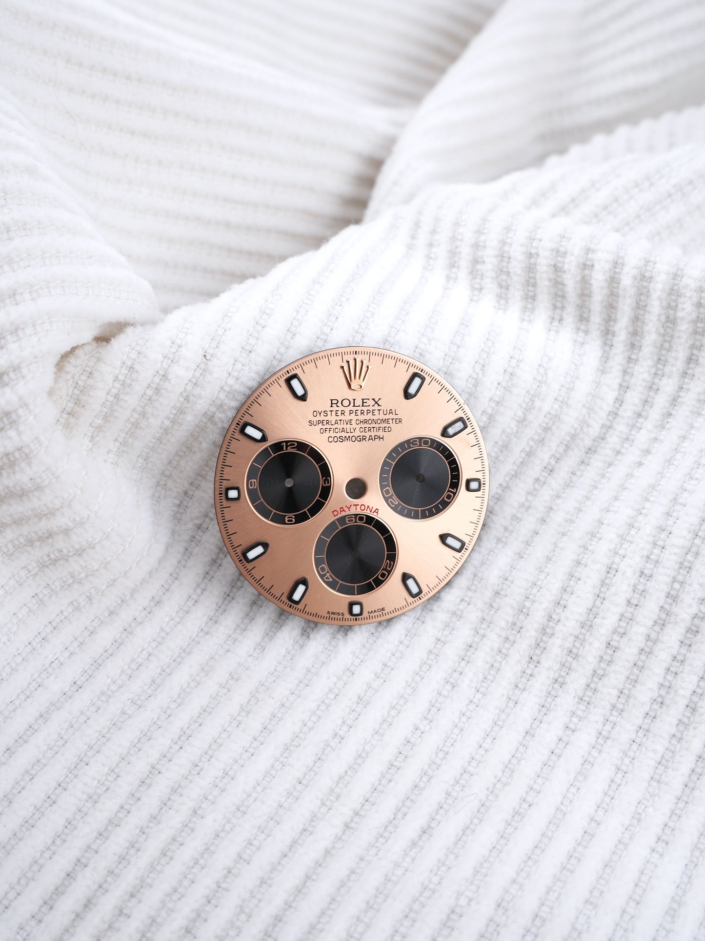 Rolex Dial for Cosmograph Daytona Rosegold 116505 | 116515 Chromalight