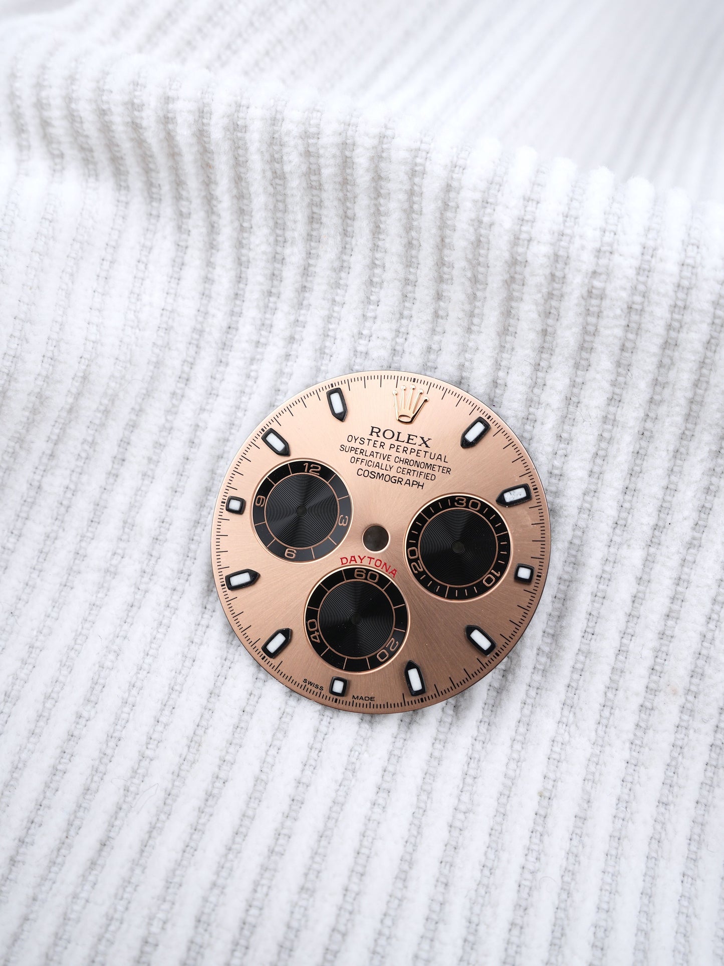 Rolex Dial for Cosmograph Daytona Rosegold 116505 | 116515 Chromalight