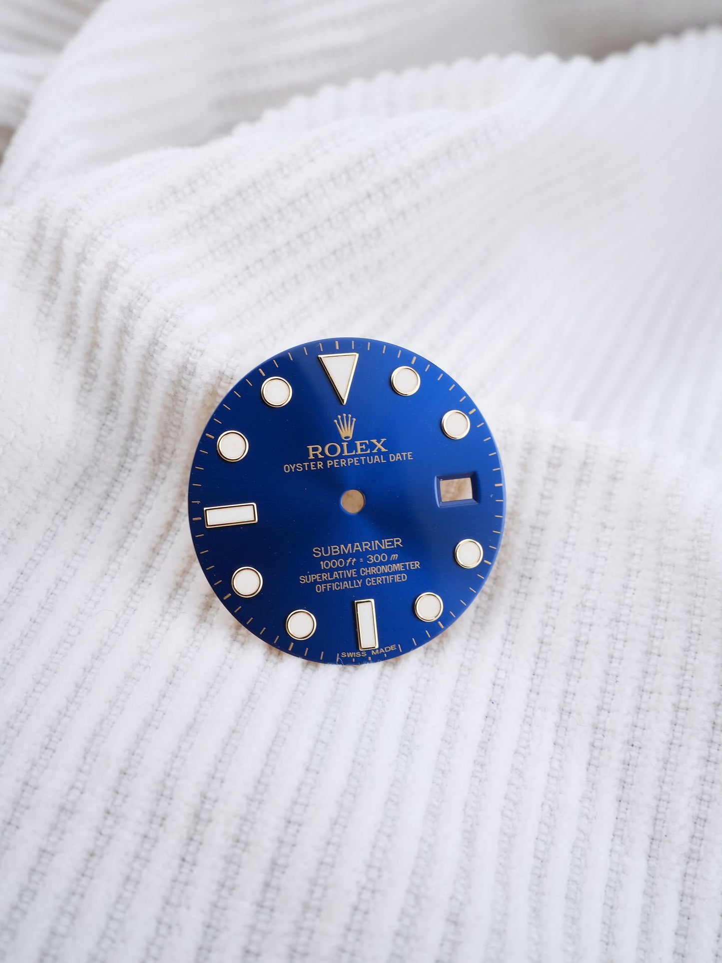 Rolex Zifferblatt blau für Submariner 116613 | 116618LB Chromalight