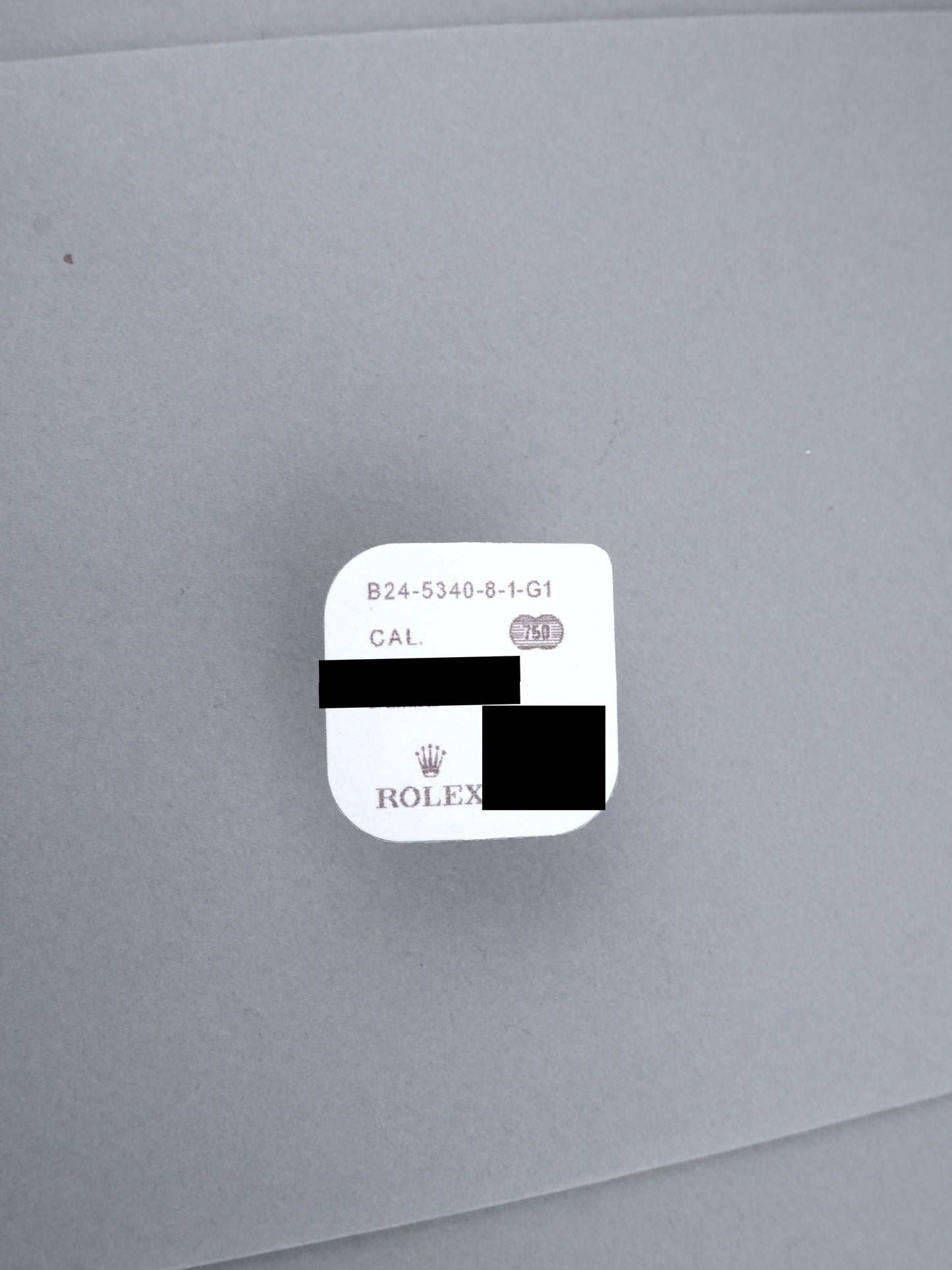 Rolex NOS Gelbgold Tubus B24-5340-8-1-G1 im Blister