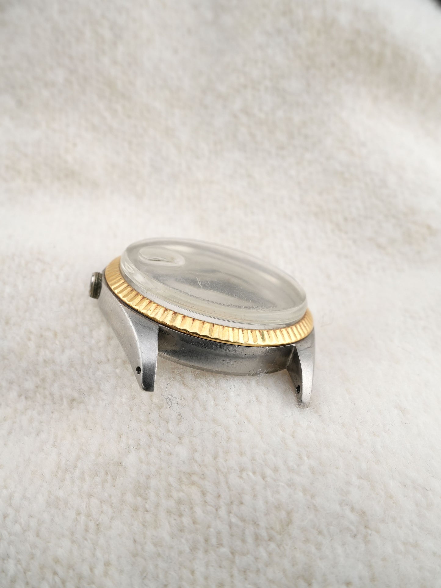 Rolex case 1601/3 including 14ct bezel for Datejust
