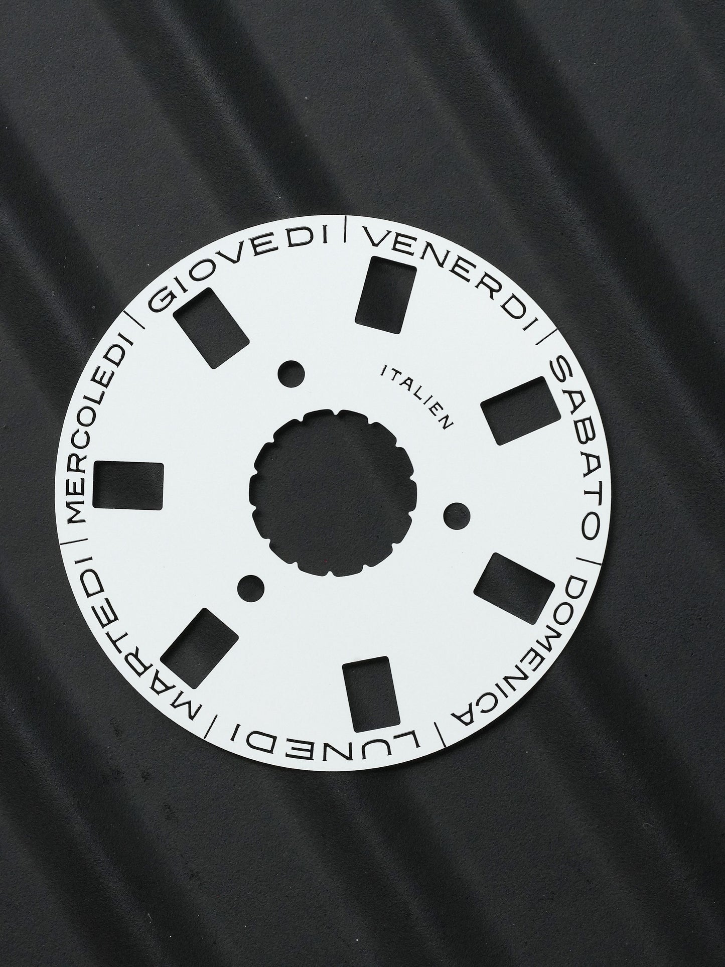 Rolex NOS Day Disc "Italian" white for calibre 3155